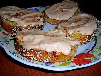 горячие бутерброды с картофелем