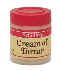   Cream of Tartar = potassium acid tartrate = potassium bitartrate   ...