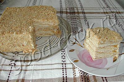 Тесто для торта «Наполеон» пошаговый рецепт быстро и просто от Марины Данько