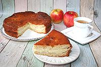 яблочный пирог с заварным кремом