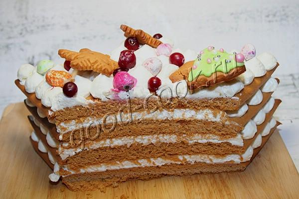 Пряничный торт без выпечки - 83 фото