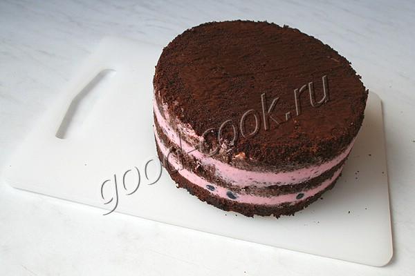 Шоколадный торт с заварным кремом 🍫